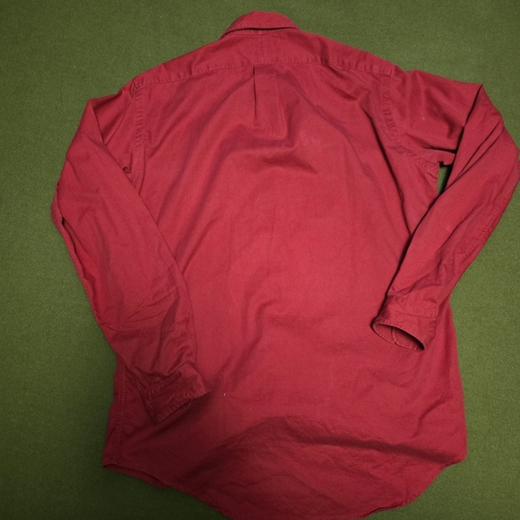 Polo by Ralph Lauren Men's Vibrant Red Button-Down Shirt - Picture 2 of 5
